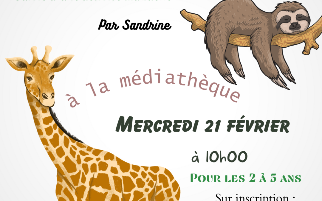Atelier lecture « Les animaux sauvages »
